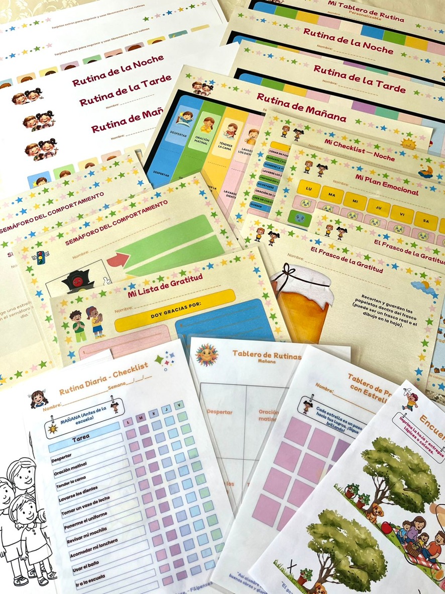 Kit Niños de Luz - Materiales